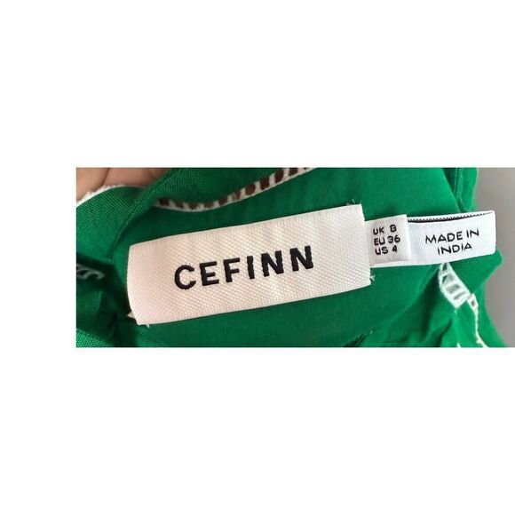Cefinn Bella Midi Dress in Emerald Green Sz. 4 - Picture 9 of 9